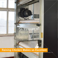 Nettoyeur automatique automatique de poulet avec ceinture de fumier